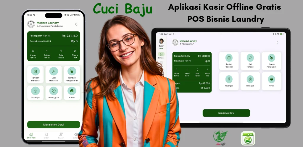 Cuci Baju - POS Laundry Gratis screenshot