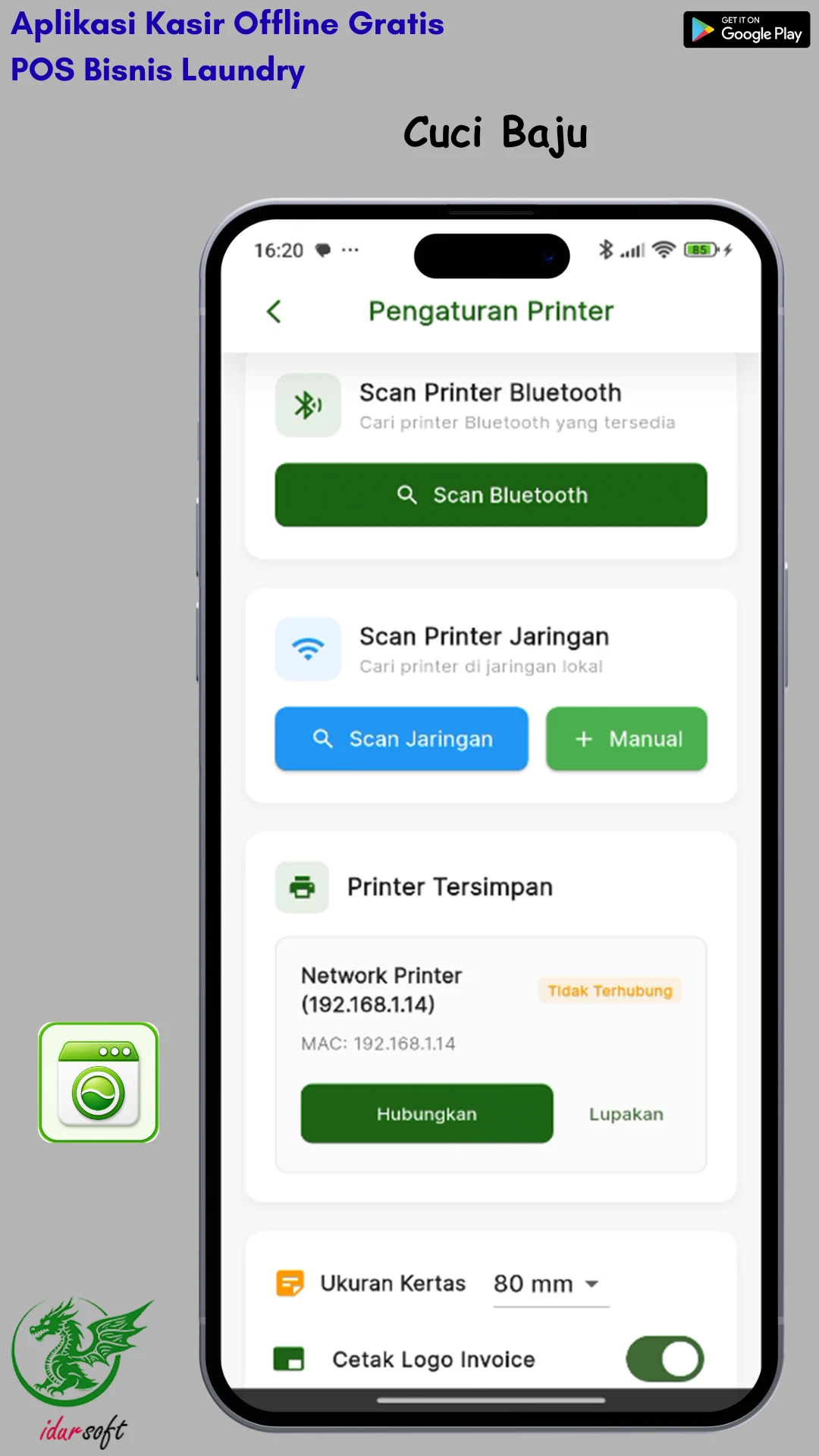 Cuci Baju - POS Laundry Gratis screenshot